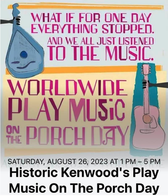 2023 Play Music On The Porch Day In Historic Kenwood, St. Petersburg, Florida, on August 26.